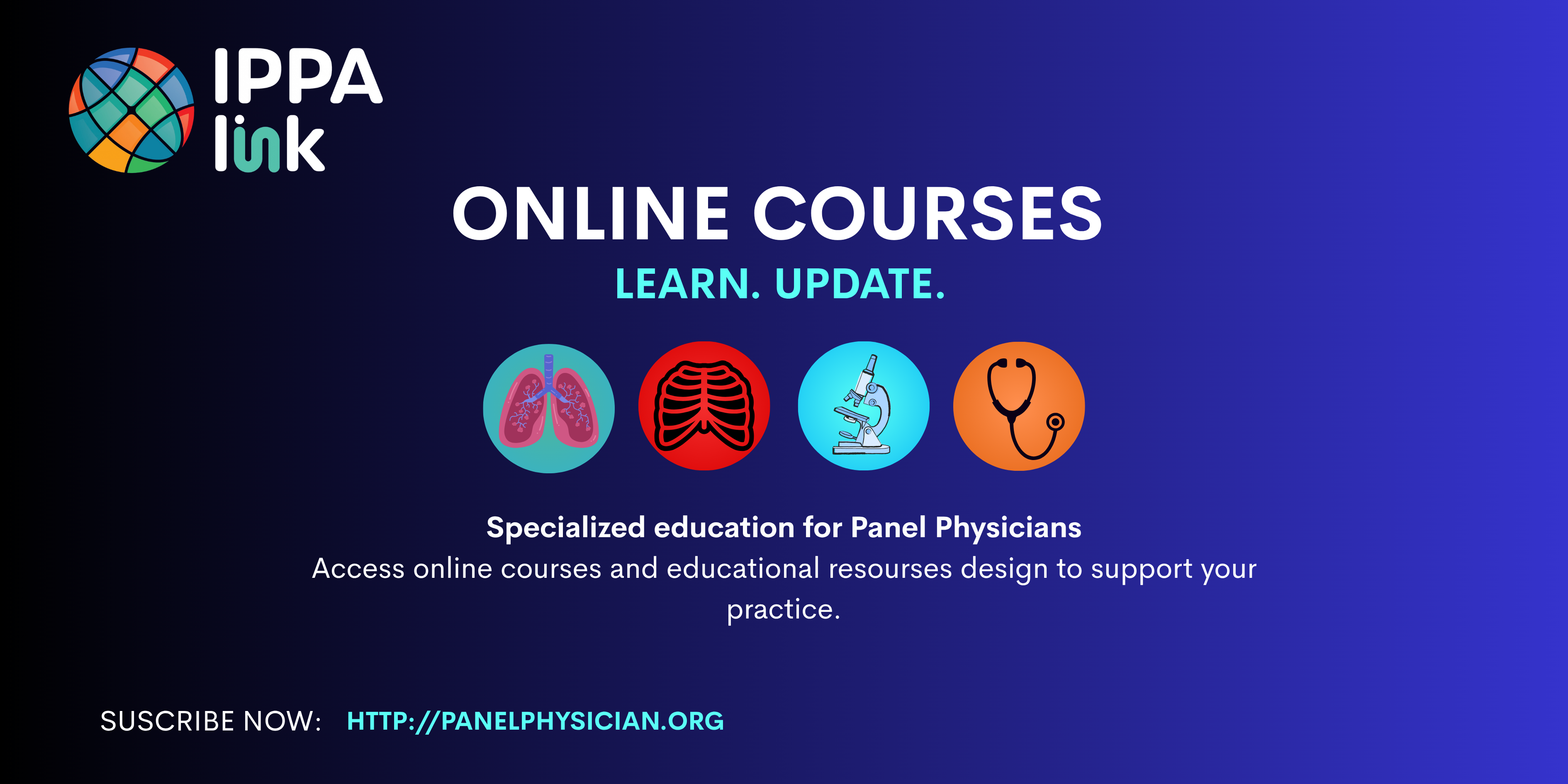 Is a image who has the words online courses, when you click in it pass to the courses
